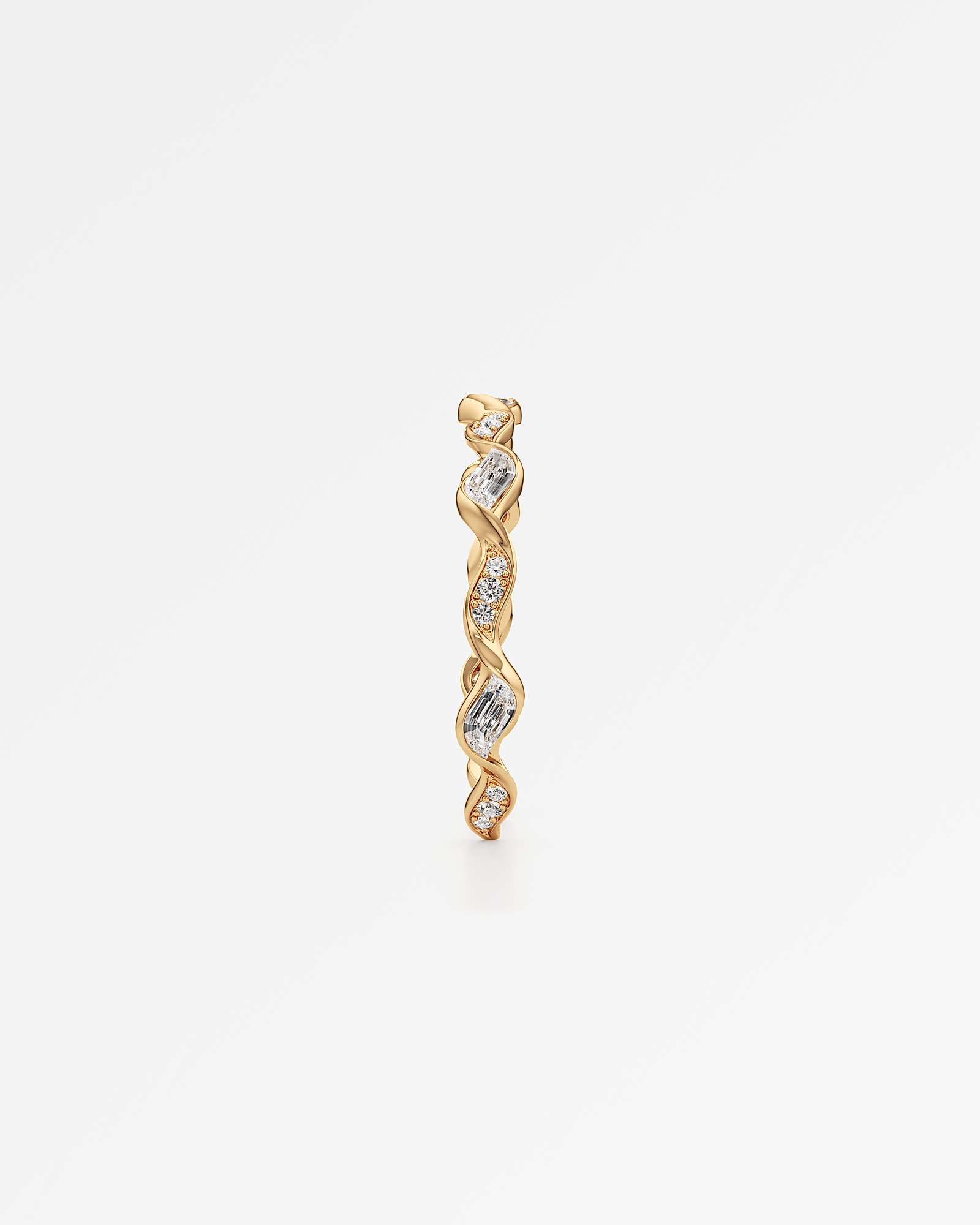 Glimmer Reverie Diamond Bangle , In 14K Yellow Gold (5.06 ctw)