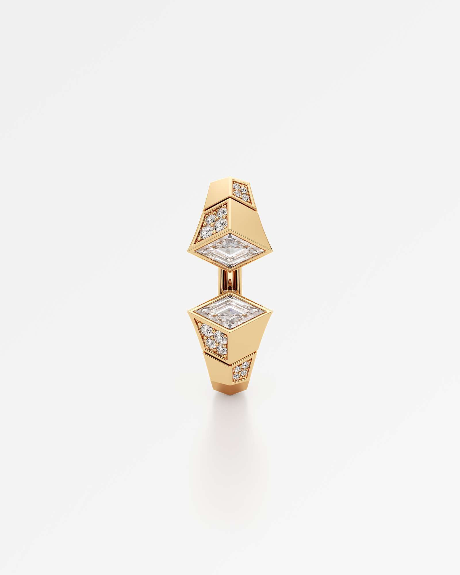 AM To Beyond Overture Diamond Earrings, in 14K Yellow Gold (2.68 ctw)
