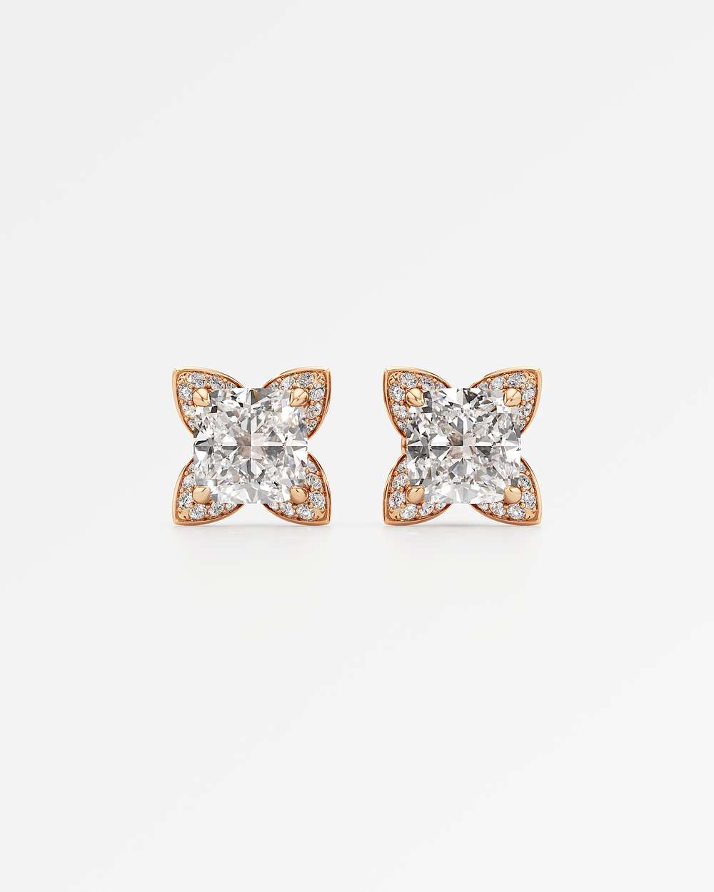 Etera Diamond Stud Earrings
