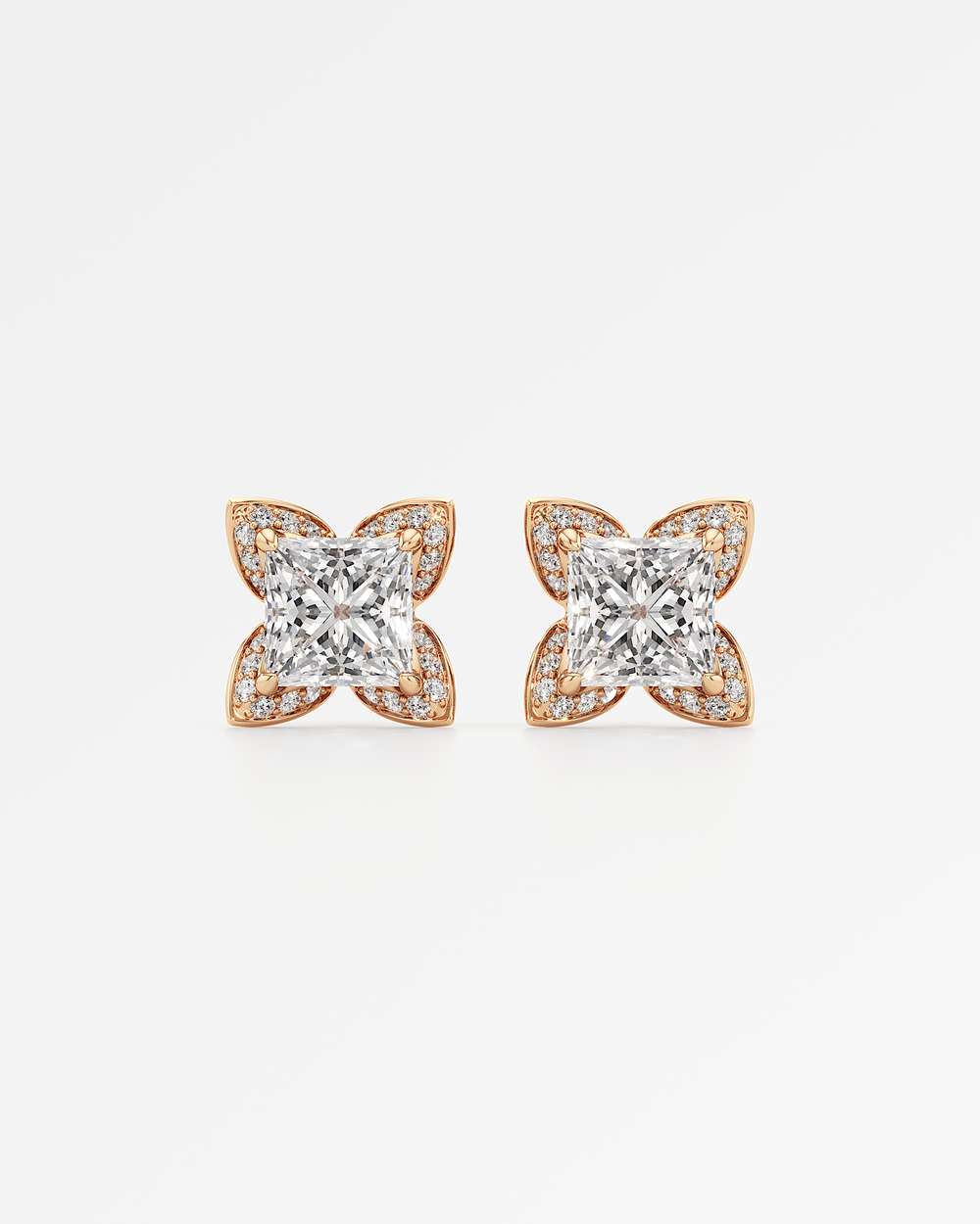 Etera Diamond Stud Earrings