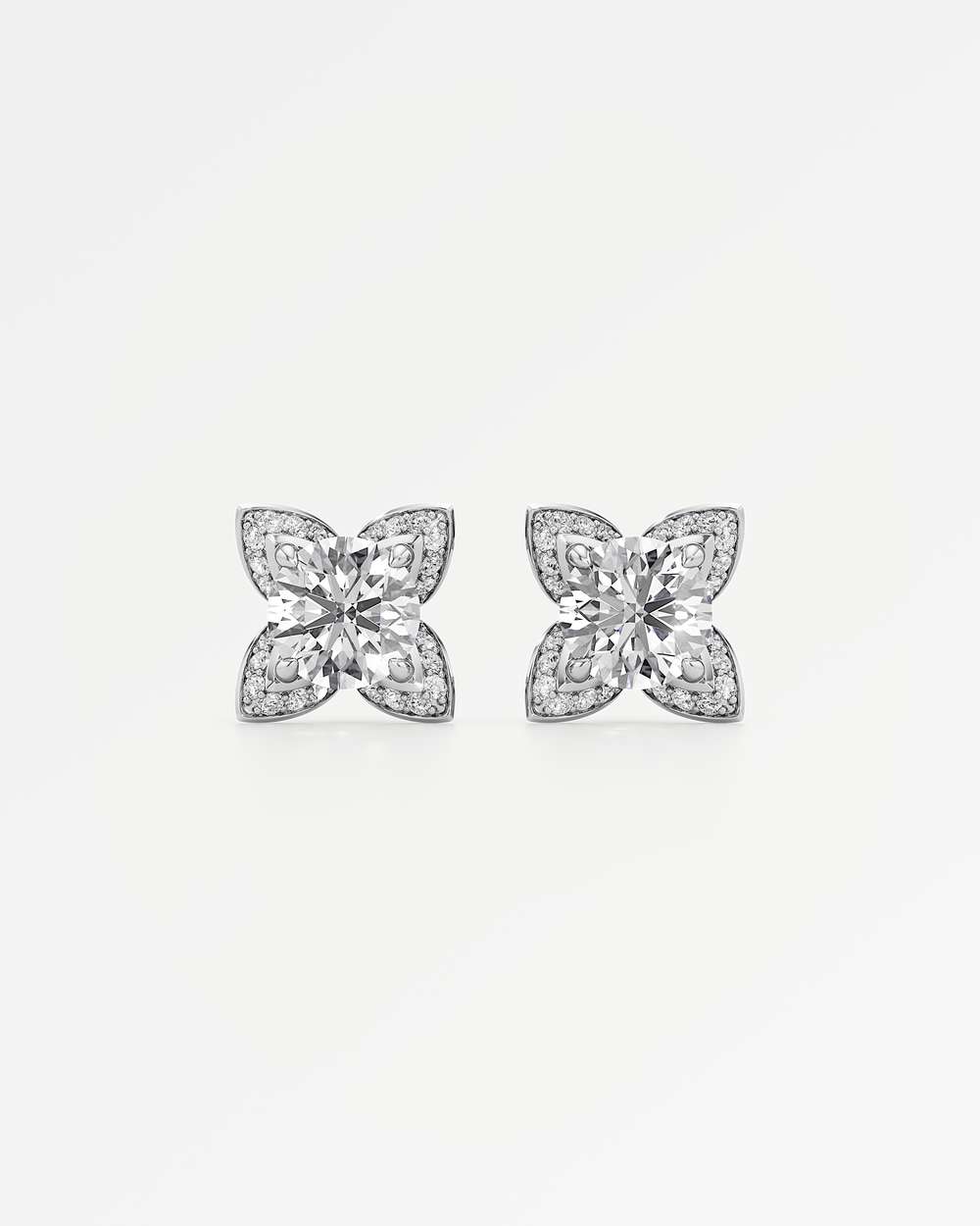 Etera Diamond Stud Earrings