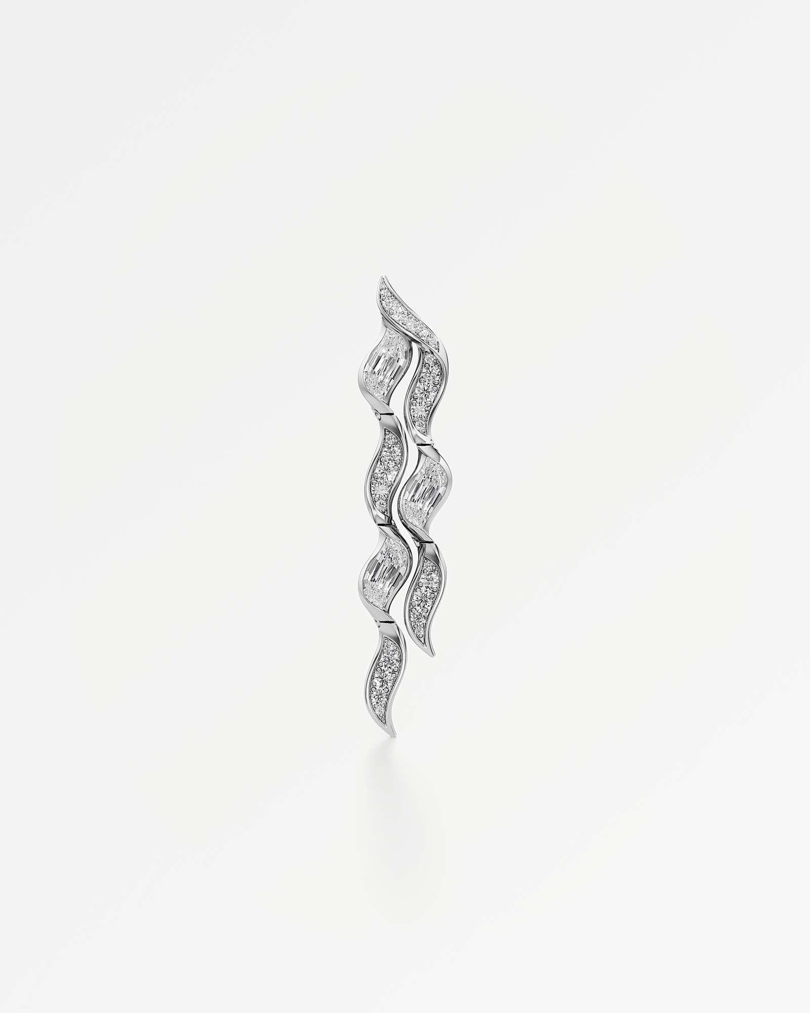 Glimmer Namie Diamond Earrings, In 14K White Gold (6.25 ctw)