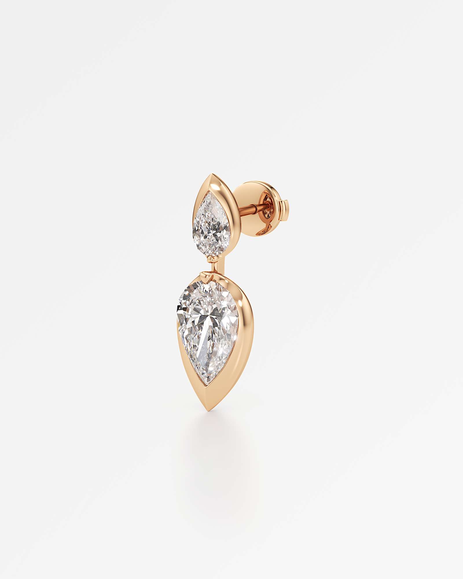 Pinnacle Altisse Diamond Earrings, In 14K Rose Gold (3.16 ctw)
