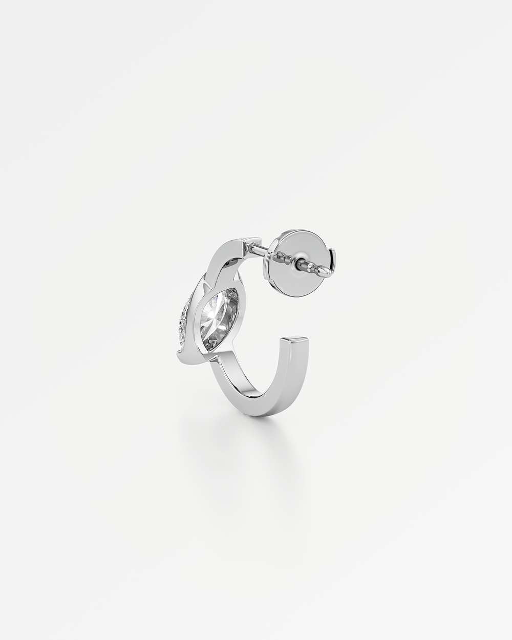 Ridalyn Diamond Hoop Earrings