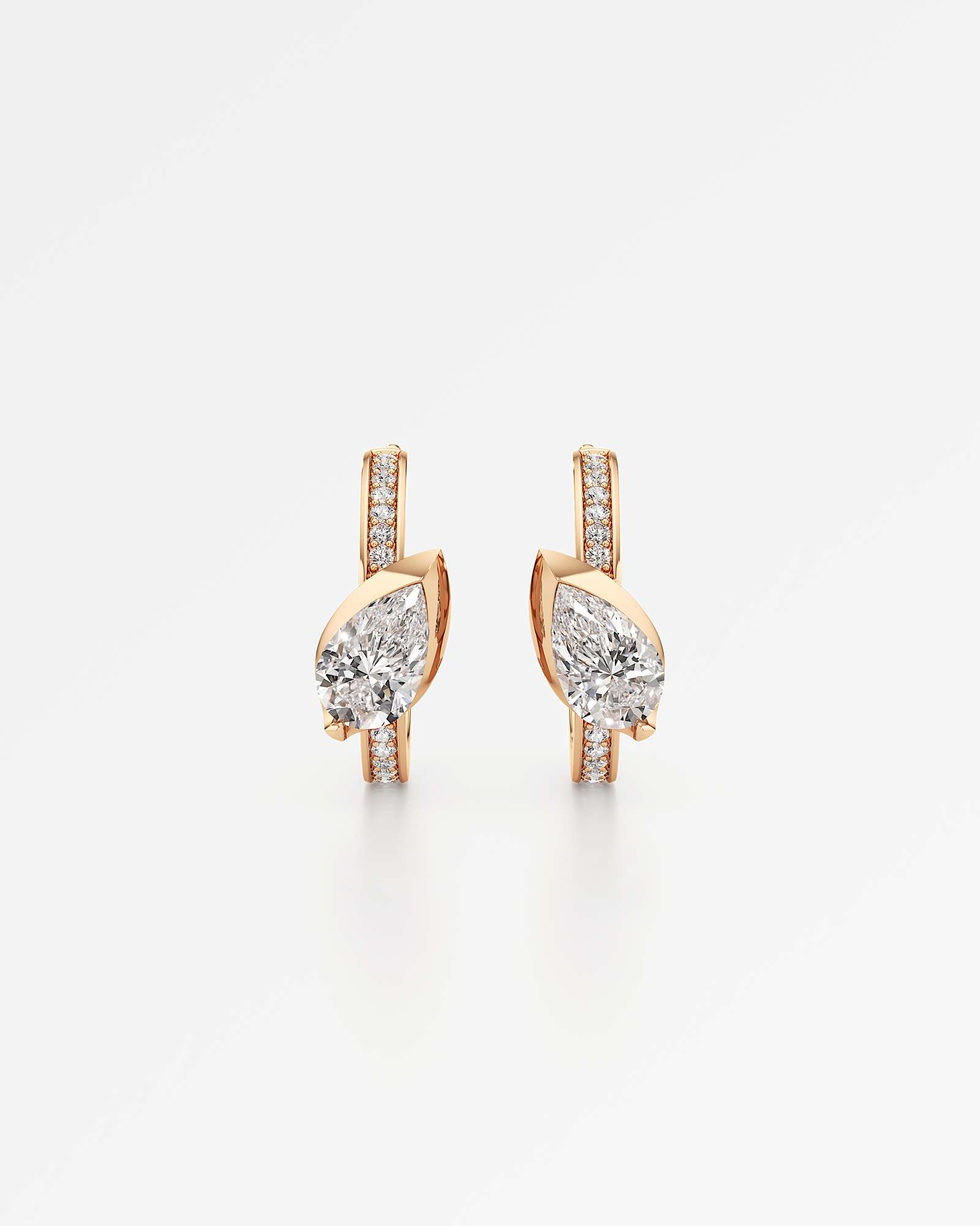 Ridaris Diamond Hoop Earrings