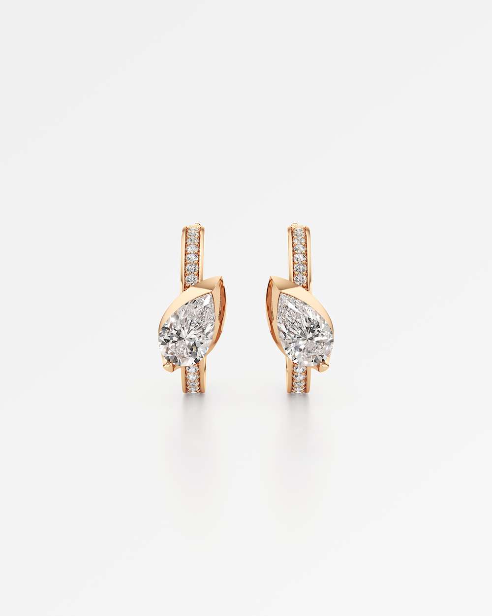 Ridaris Diamond Hoop Earrings