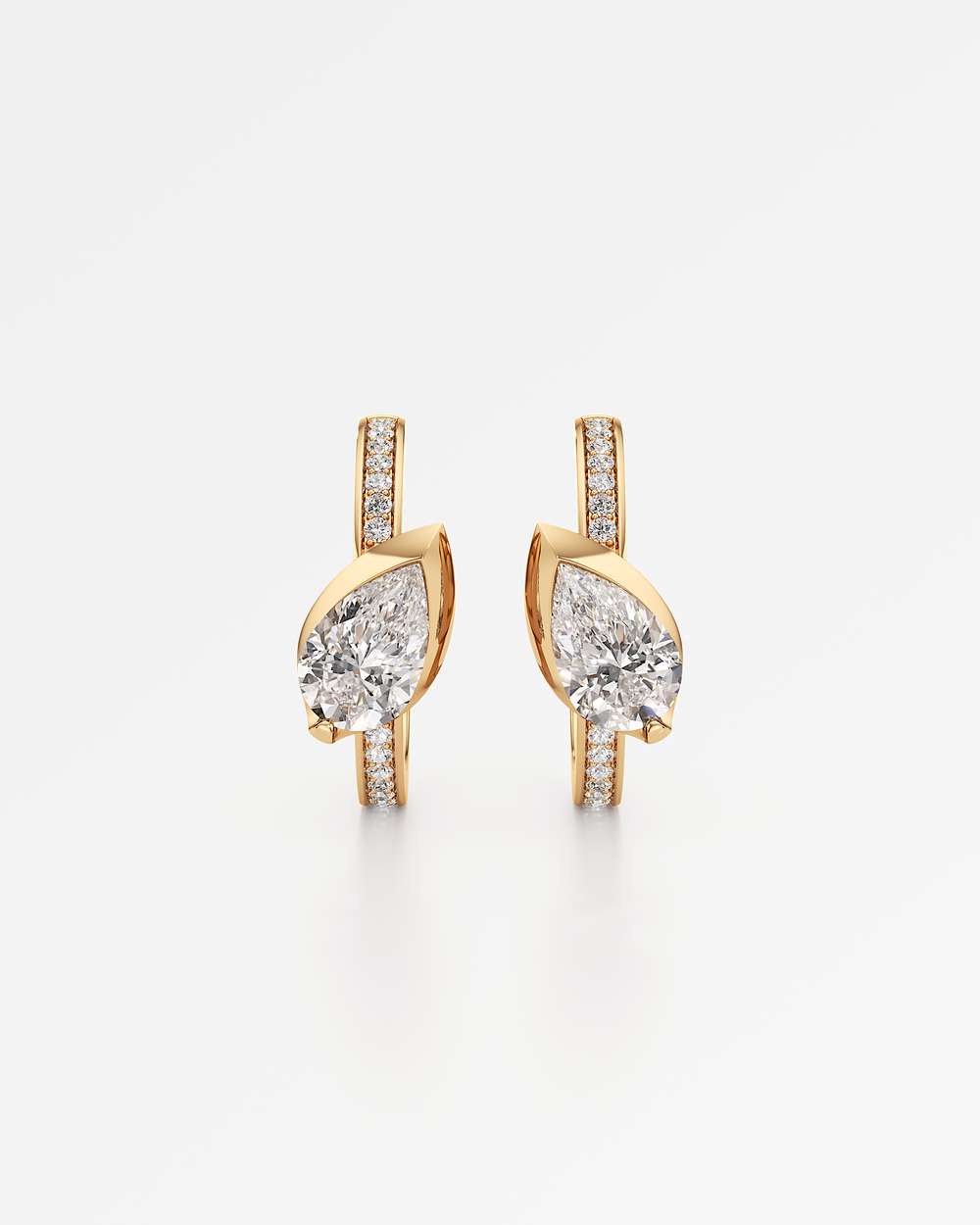 Ridaris Diamond Hoop Earrings