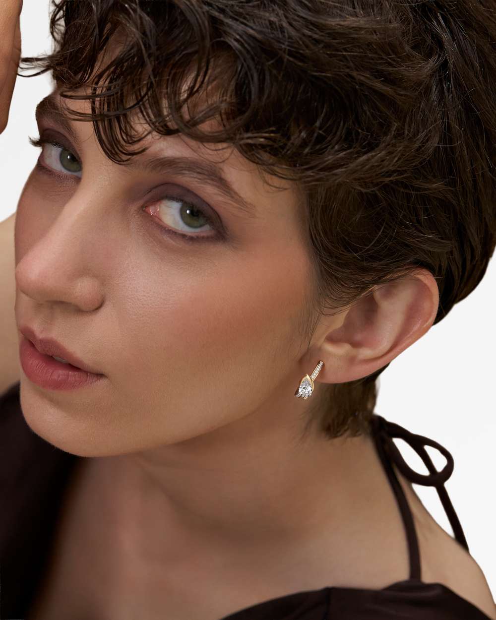 Ridaris Diamond Hoop Earrings