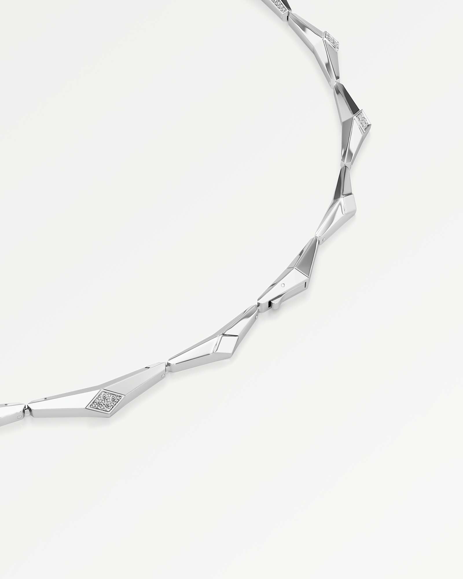 AM To Beyond Aspira Diamond Necklace, In 14K White Gold (4.75 ctw)