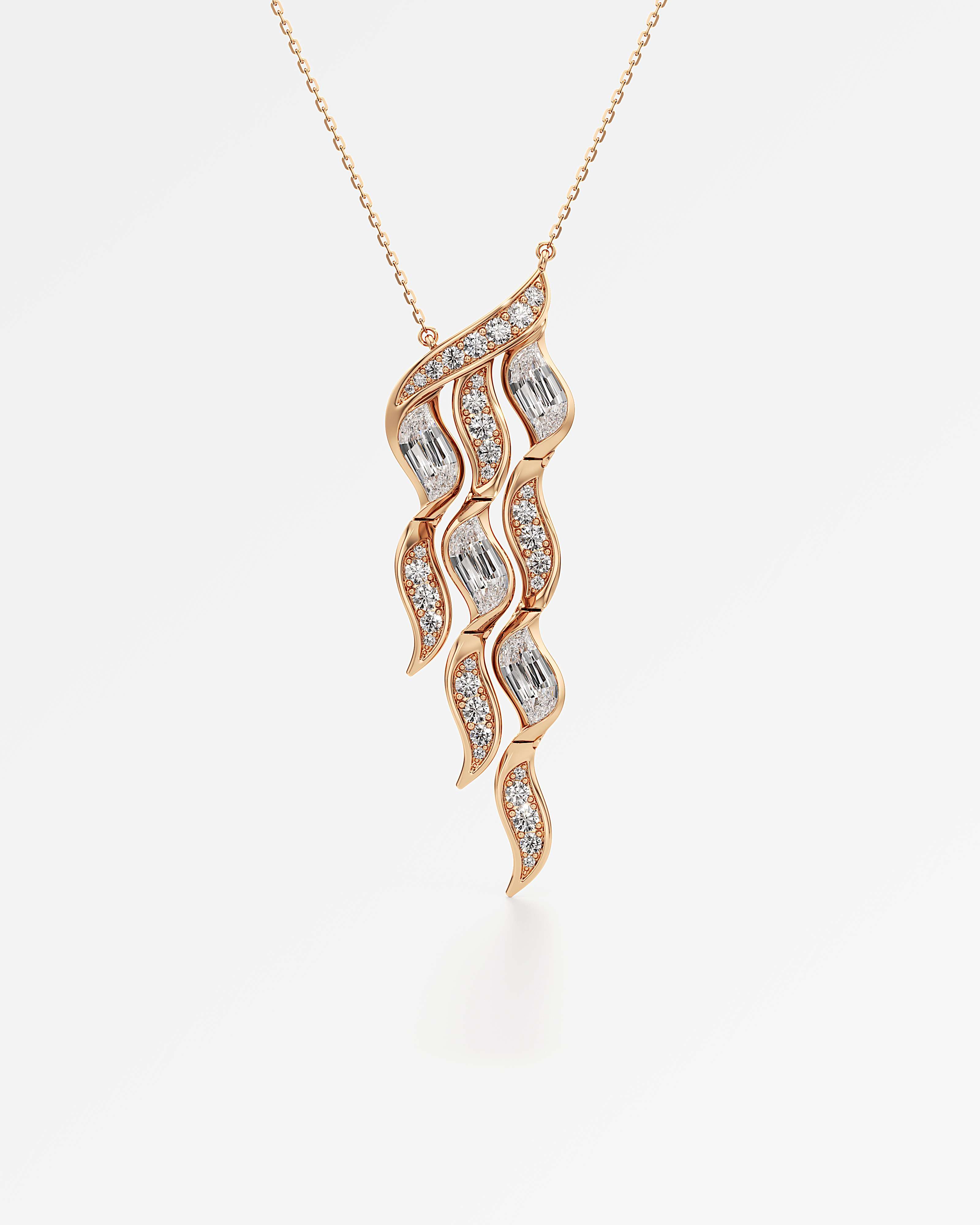 Glimmer Namiere Diamond Pendant, In 14K Rose Gold (5.60 ctw)