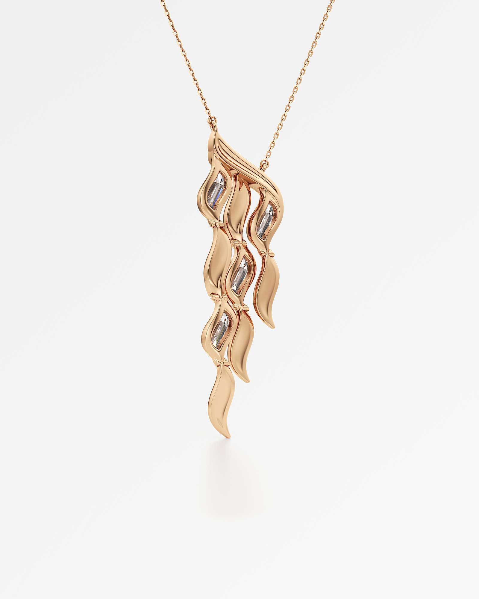 Glimmer Namiere Diamond Pendant, In 14K Rose Gold (5.60 ctw)