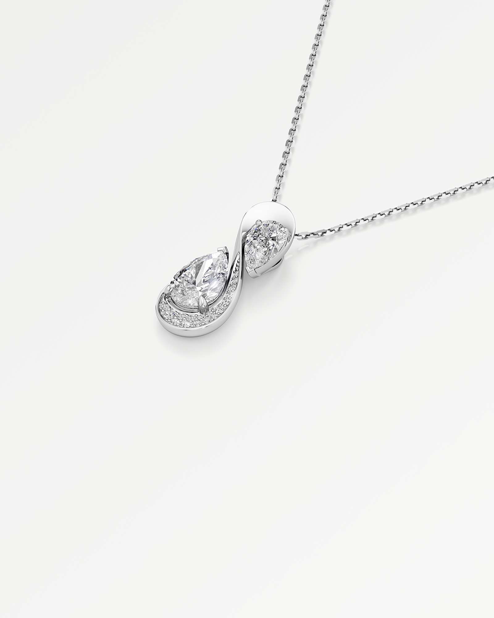You Zephyr Diamond Pendant, in 14K White Gold (1.61 ctw)