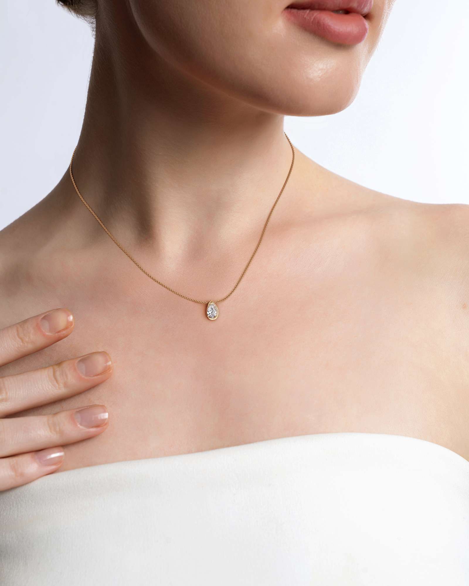 You Dewdrops Diamond Pendant, in 14K Yellow Gold (0.99 ctw)