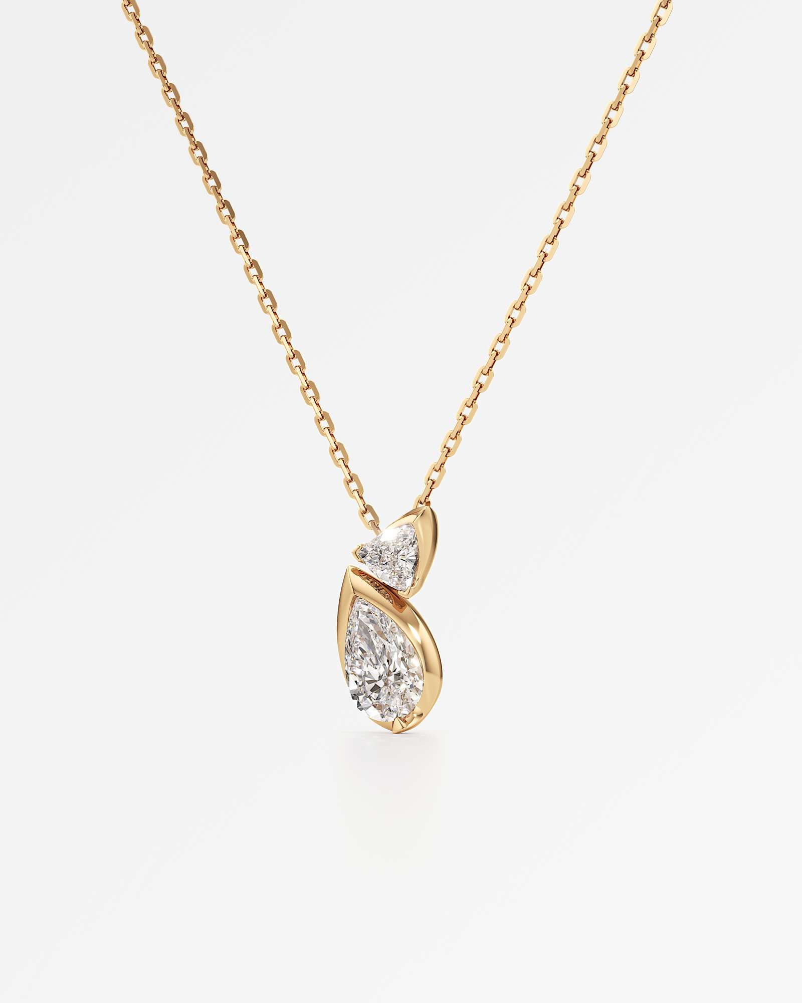 Pinnacle Levenne Diamond Pendant, In 14K Yellow Gold (0.95 ctw)