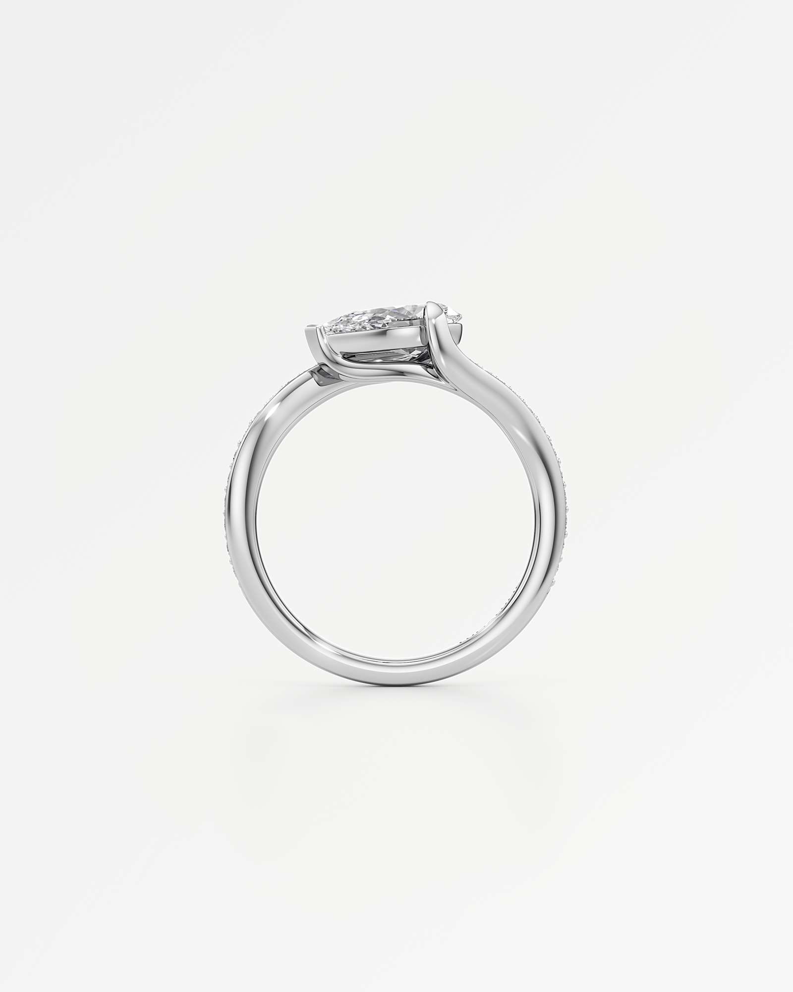 You Carrevor Diamond Ring, In 14K White Gold (1.27 ctw)