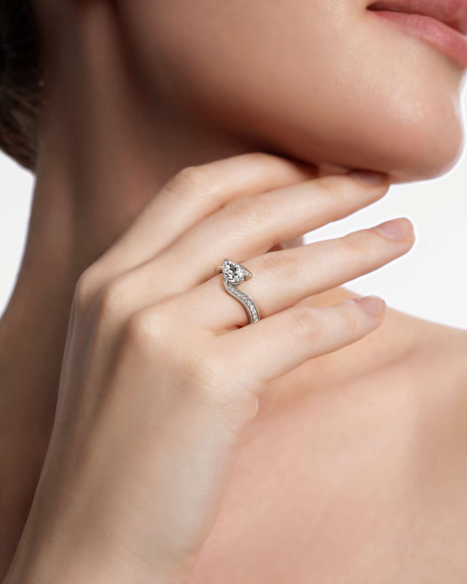 You Carrevor Diamond Ring, In 14K White Gold (1.27 ctw)
