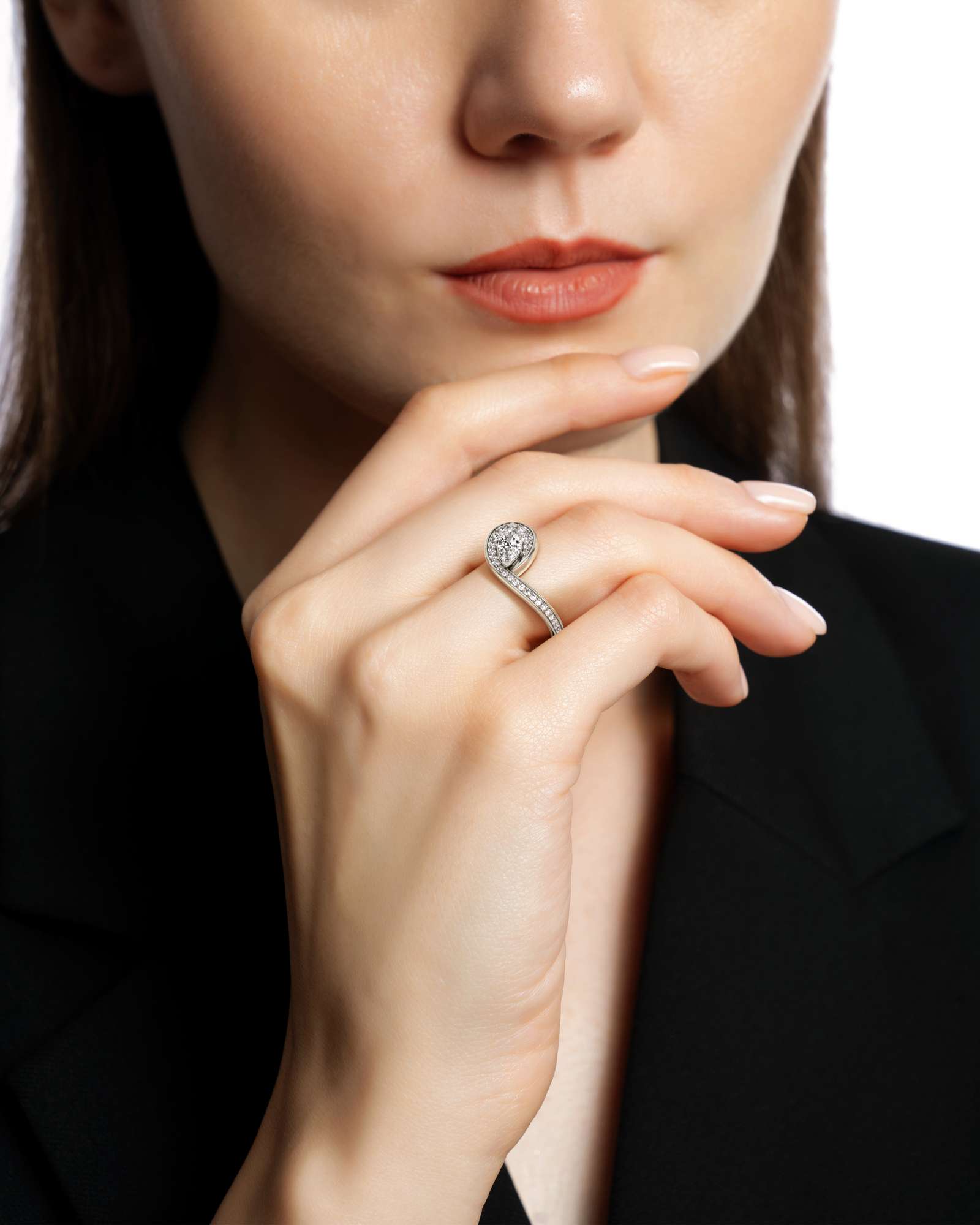 You Âme Diamond Engagement Ring, in 14K White Gold (0.84 ctw)