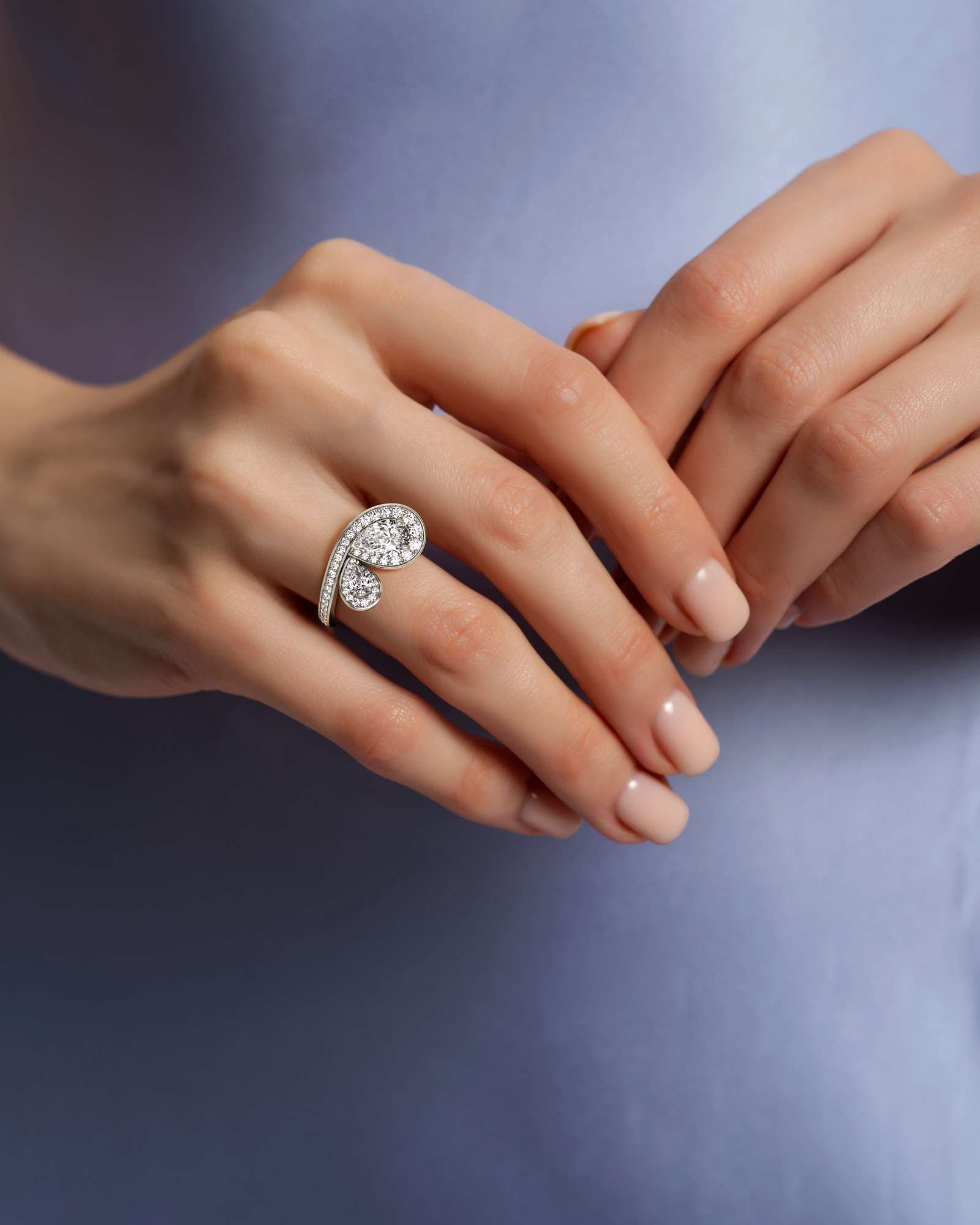 You Sarabande Diamond Ring, in 14K White Gold (1.86 ctw)