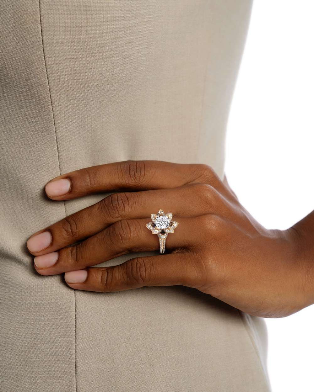 Etherea Diamond Engagement Ring