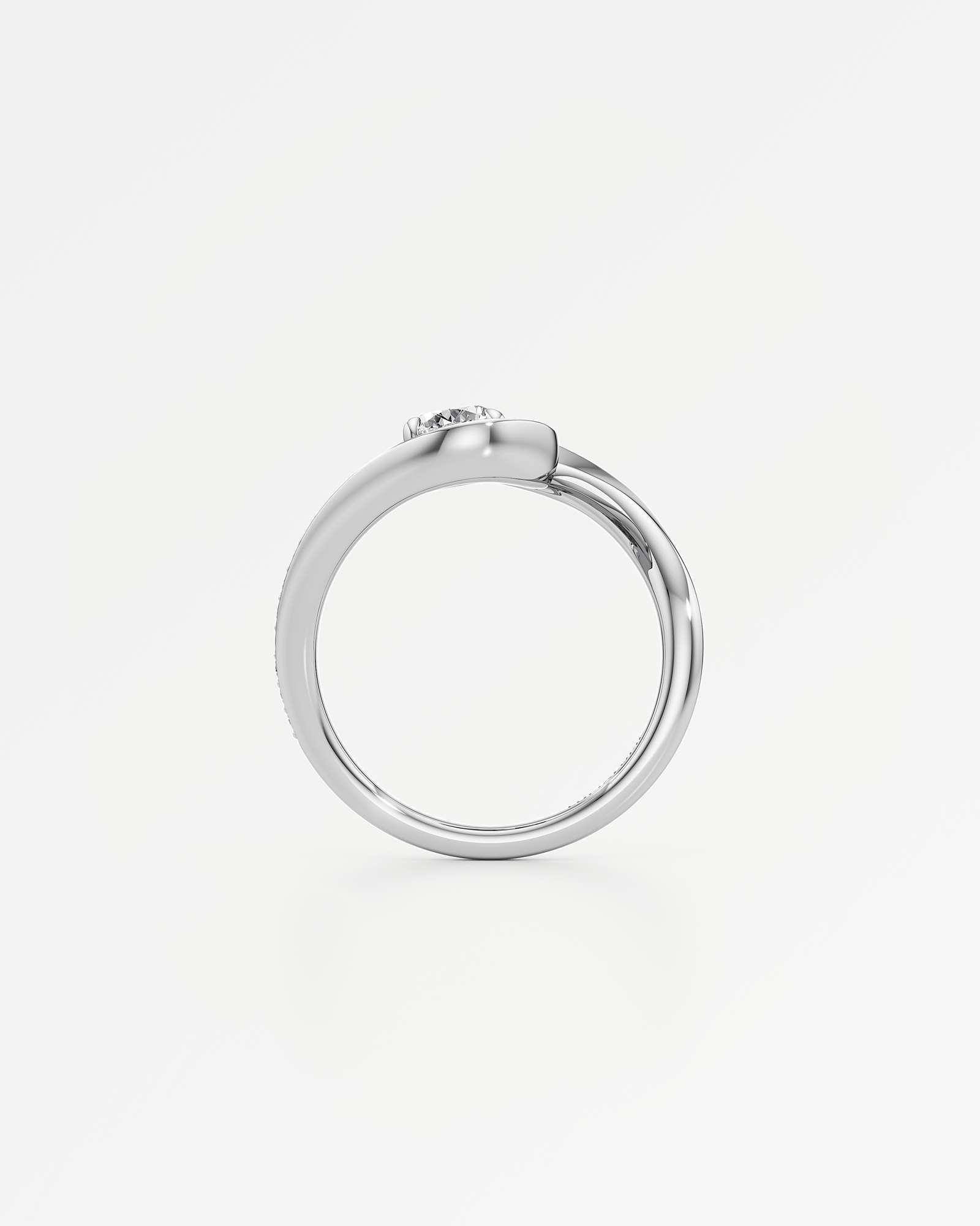 You Willow-Wisp Diamond Ring, in 14K White Gold (1.16 ctw)