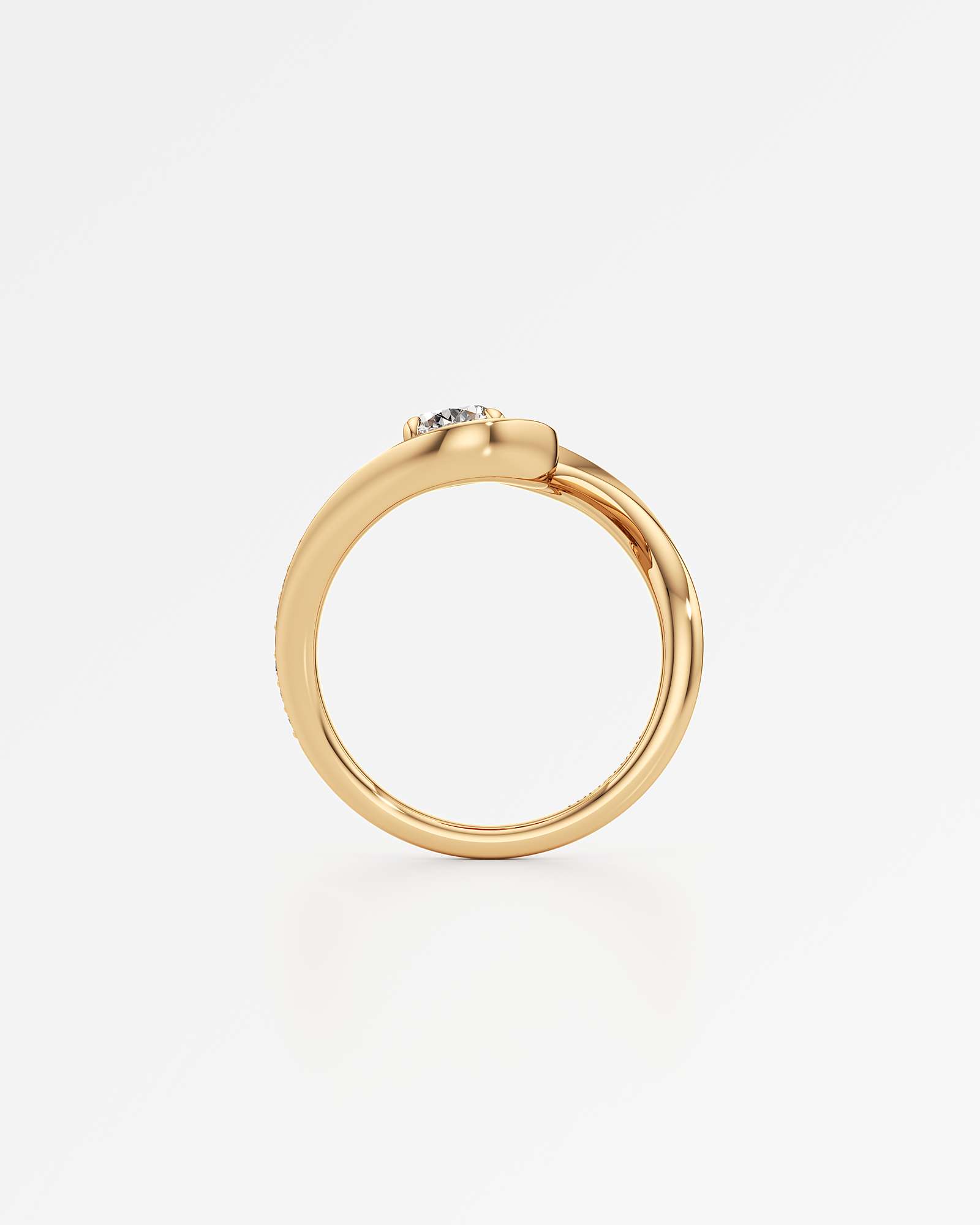 You Willow-Wisp Diamond Ring, in 14K Yellow Gold (1.16 ctw)