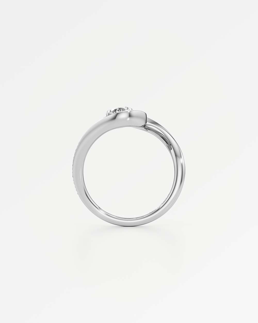 Willow-Wisp Diamond Ring