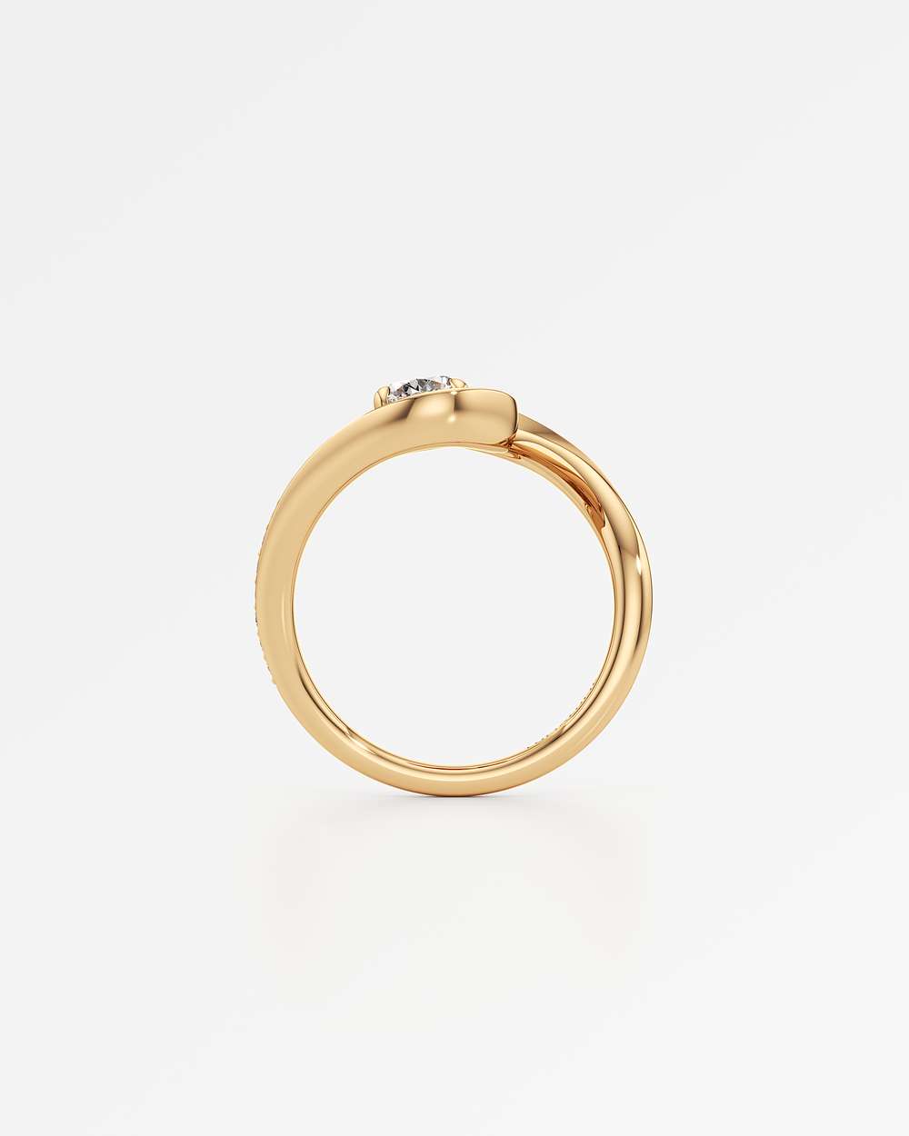 Willow-Wisp Diamond Ring