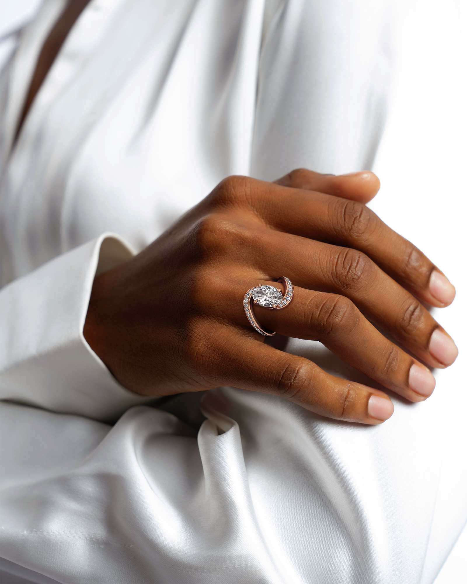 You Vortex Diamond Ring, in 14K Rose Gold (2.52 ctw)