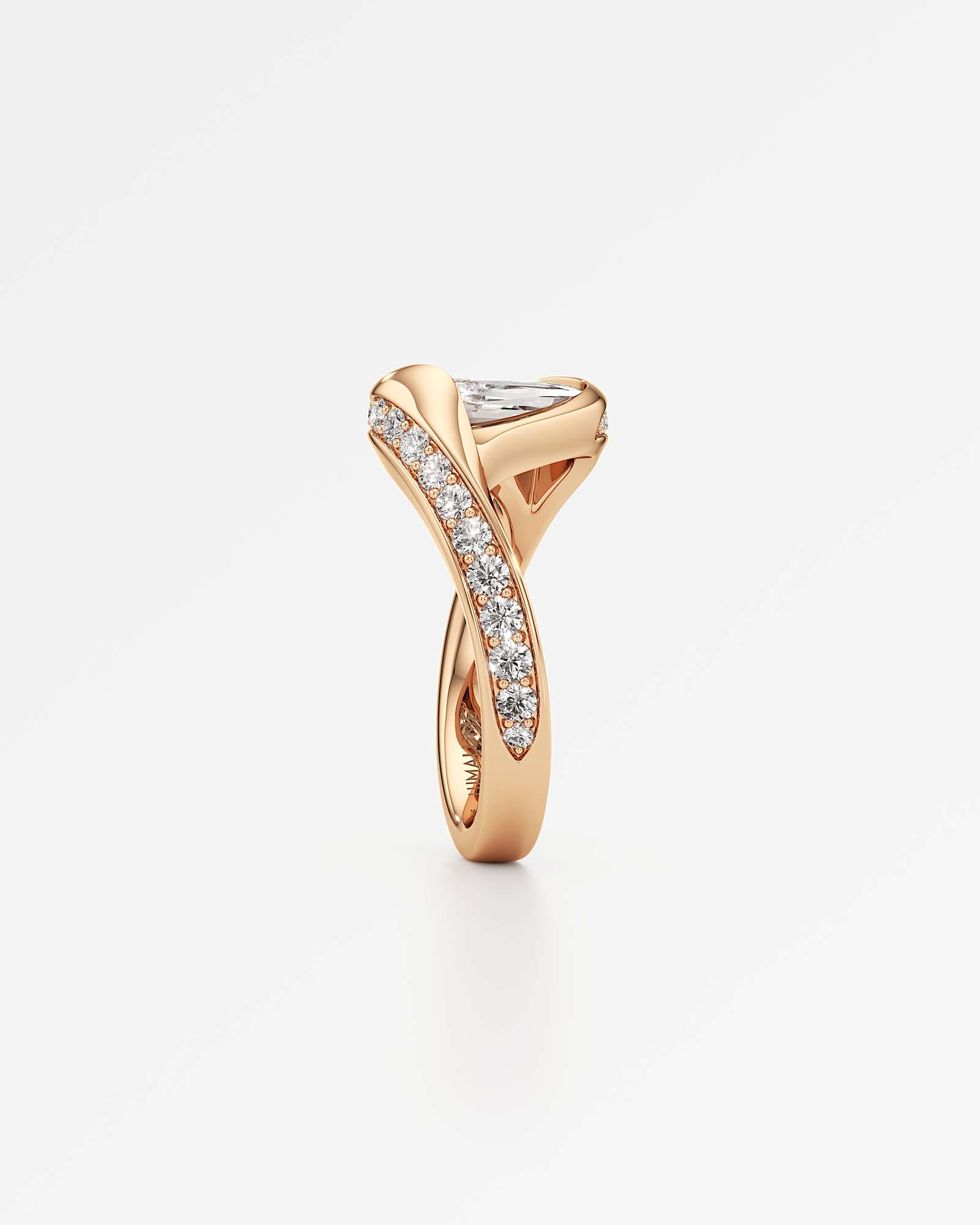 Glimmer Olena Diamond Ring, In 14K Rose Gold (2.48 ctw)