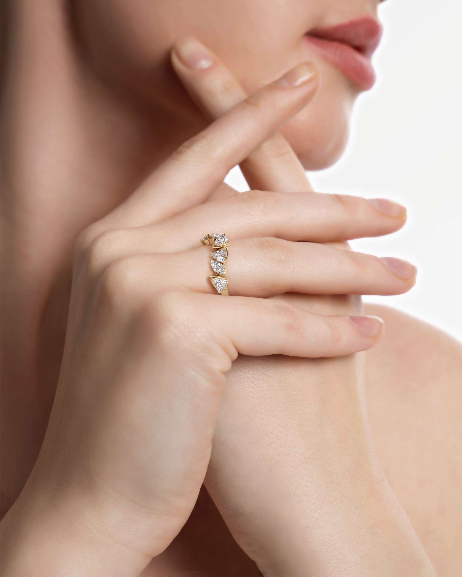 Pinnacle Rochéa Diamond Ring, In 14K Yellow Gold (1.01 ctw)