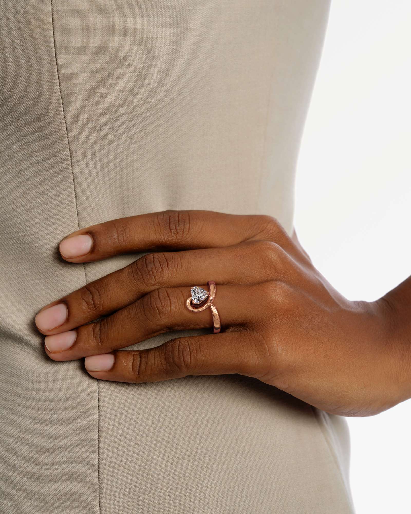 You Chérelle Diamond Engagement Ring, In 14K Rose Gold (1.25 ctw)