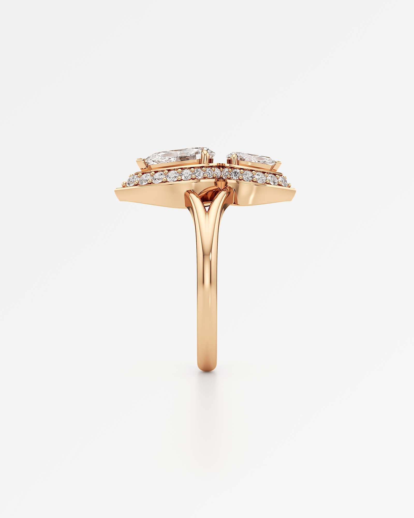 HELD Vianna Diamond Engagement Ring, In 14K Rose Gold (1.43 ctw)