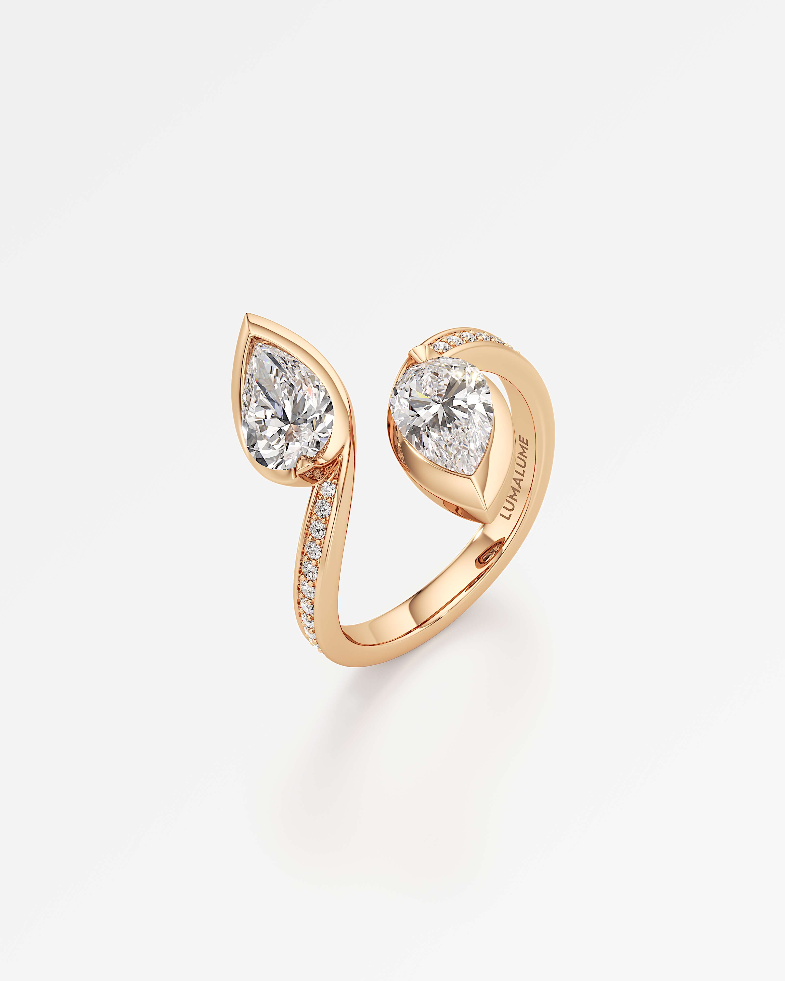 Pinnacle Serryn Diamond Ring, In 14K Rose Gold (1.80 ctw)