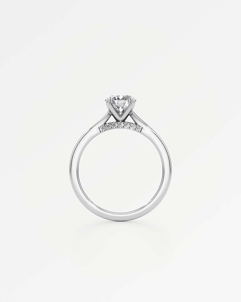 Eleanor Solitaire Diamond Engagement Ring