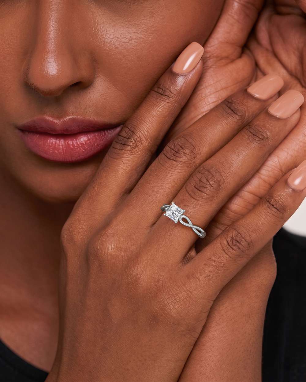 Amelia Solitaire Diamond Engagement Ring