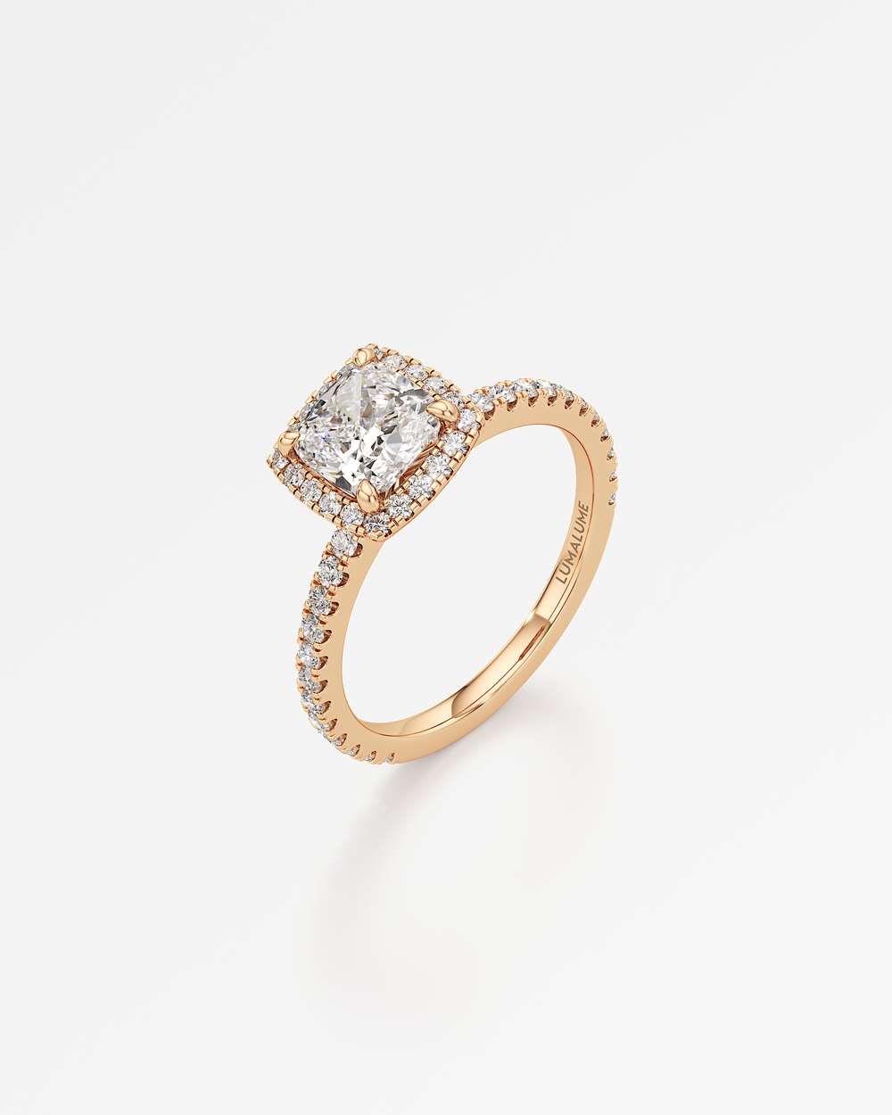 Elsa Halo Diamond Engagement Ring