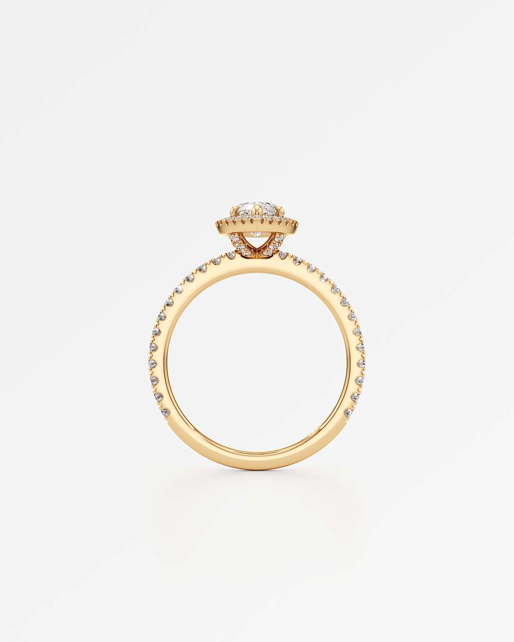 Elsa Halo Diamond Engagement Ring