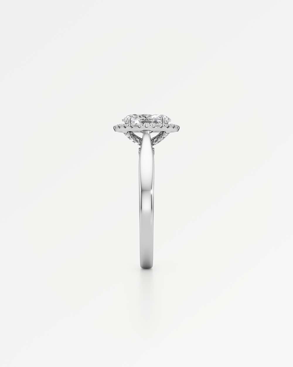 Eleanor Halo Diamond Engagement Ring