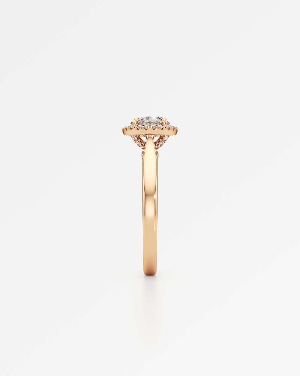 Eleanor Halo Diamond Engagement Ring