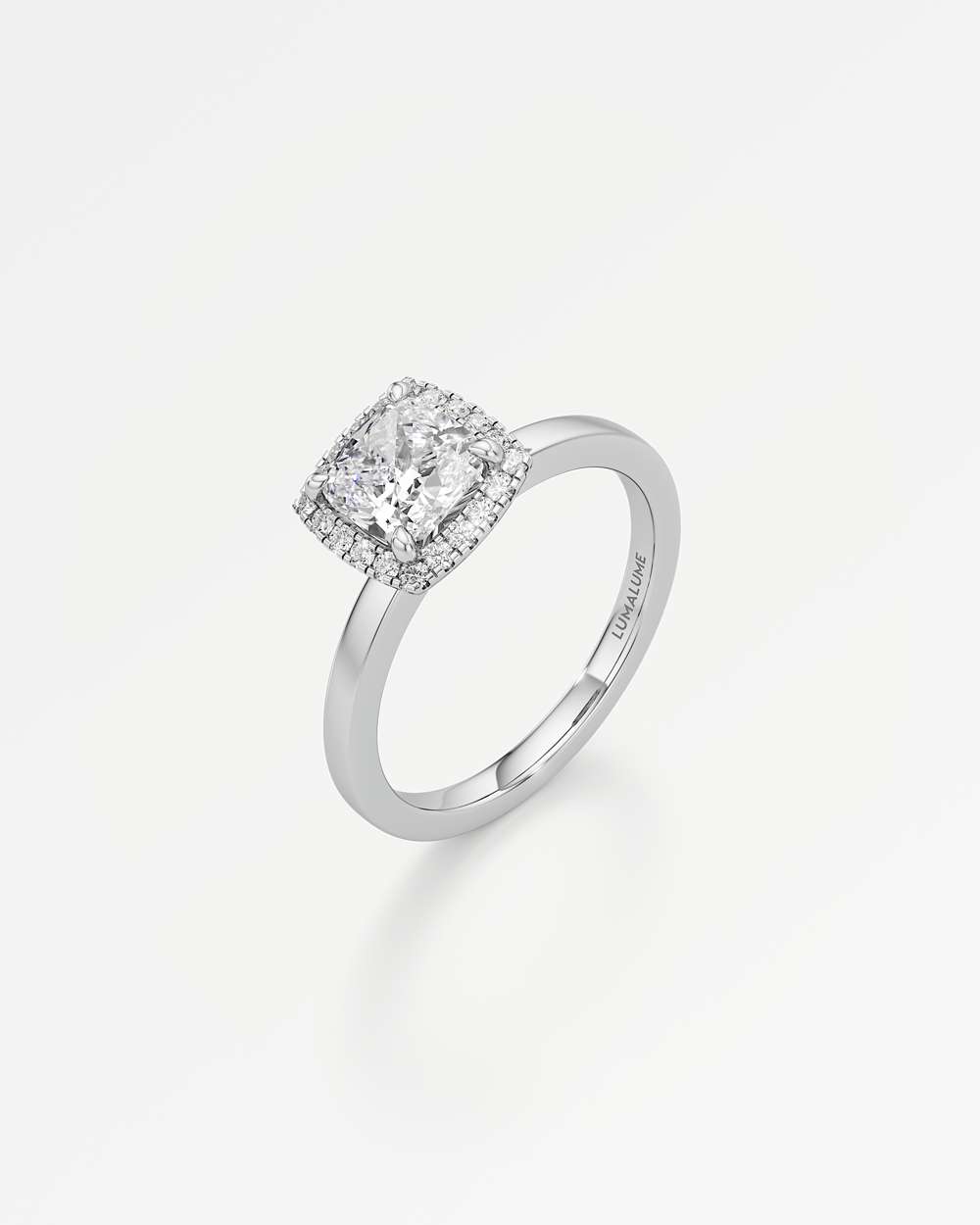 Elin Halo Diamond Engagement Ring