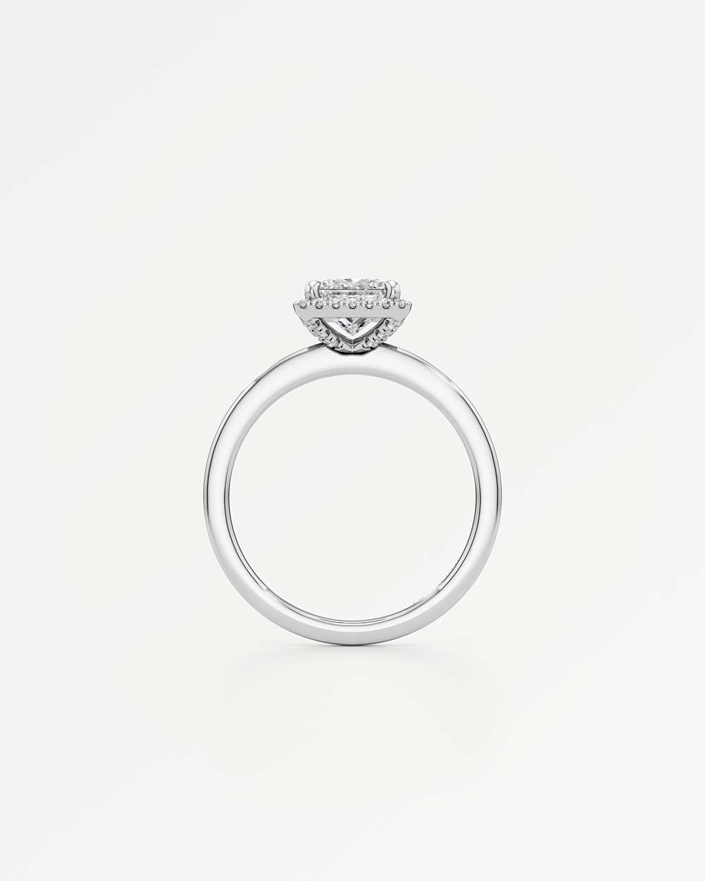 Elin Halo Diamond Engagement Ring