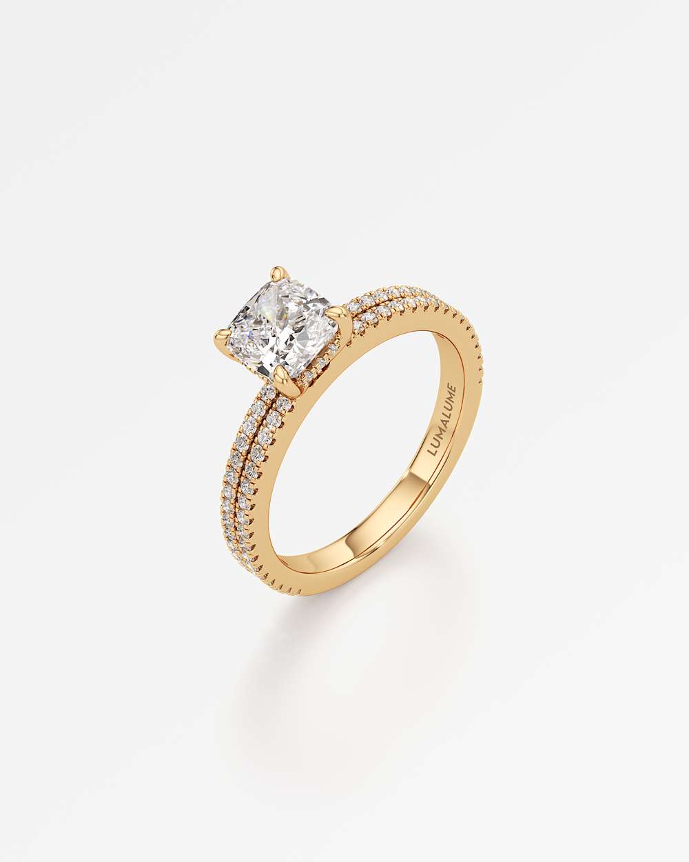 Chiara Hidden Halo Diamond Engagement Ring
