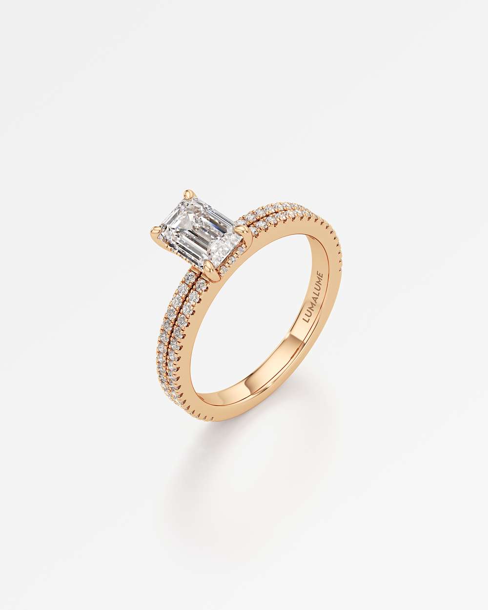 Chiara Hidden Halo Diamond Engagement Ring