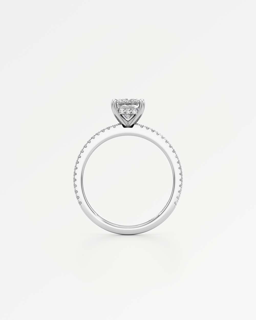 Chiara Hidden Halo Diamond Engagement Ring