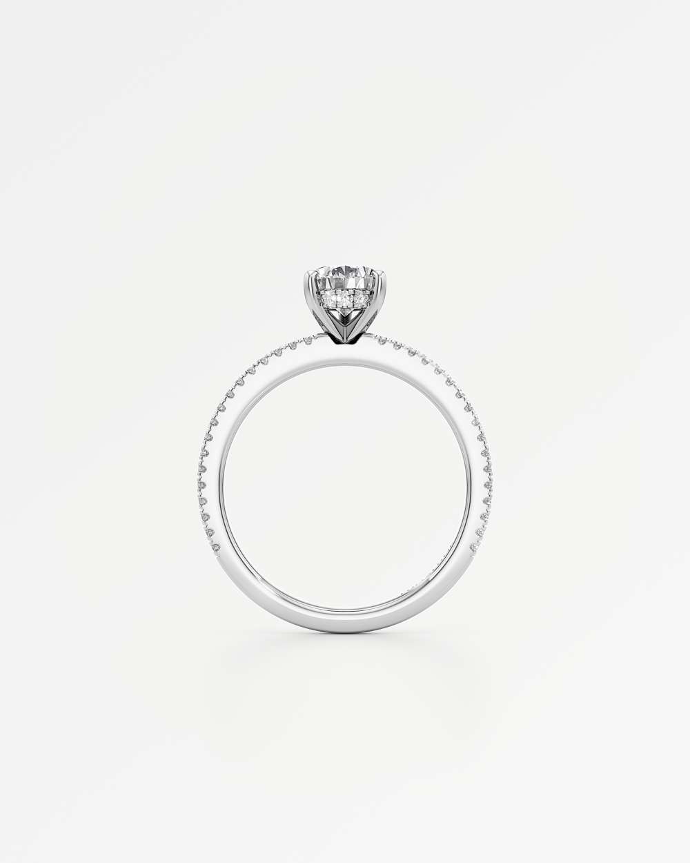 Chiara Hidden Halo Diamond Engagement Ring