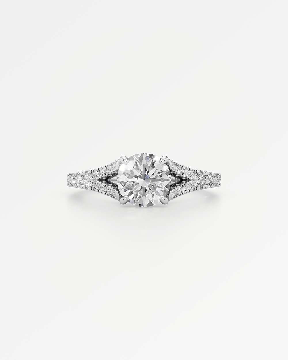 Marisol Hidden Halo Diamond Engagement Ring
