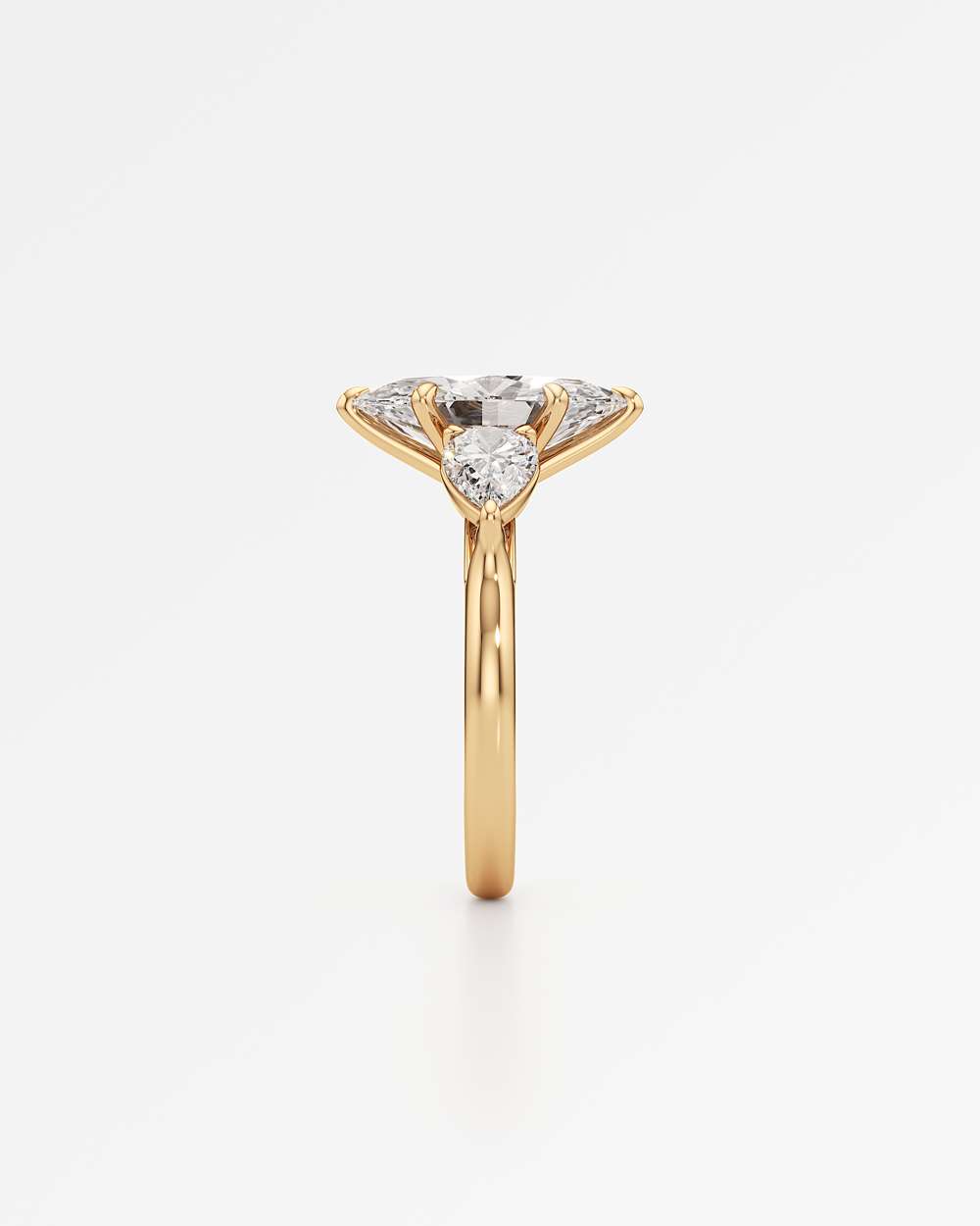 Trinette Solitaire Diamond Engagement Ring