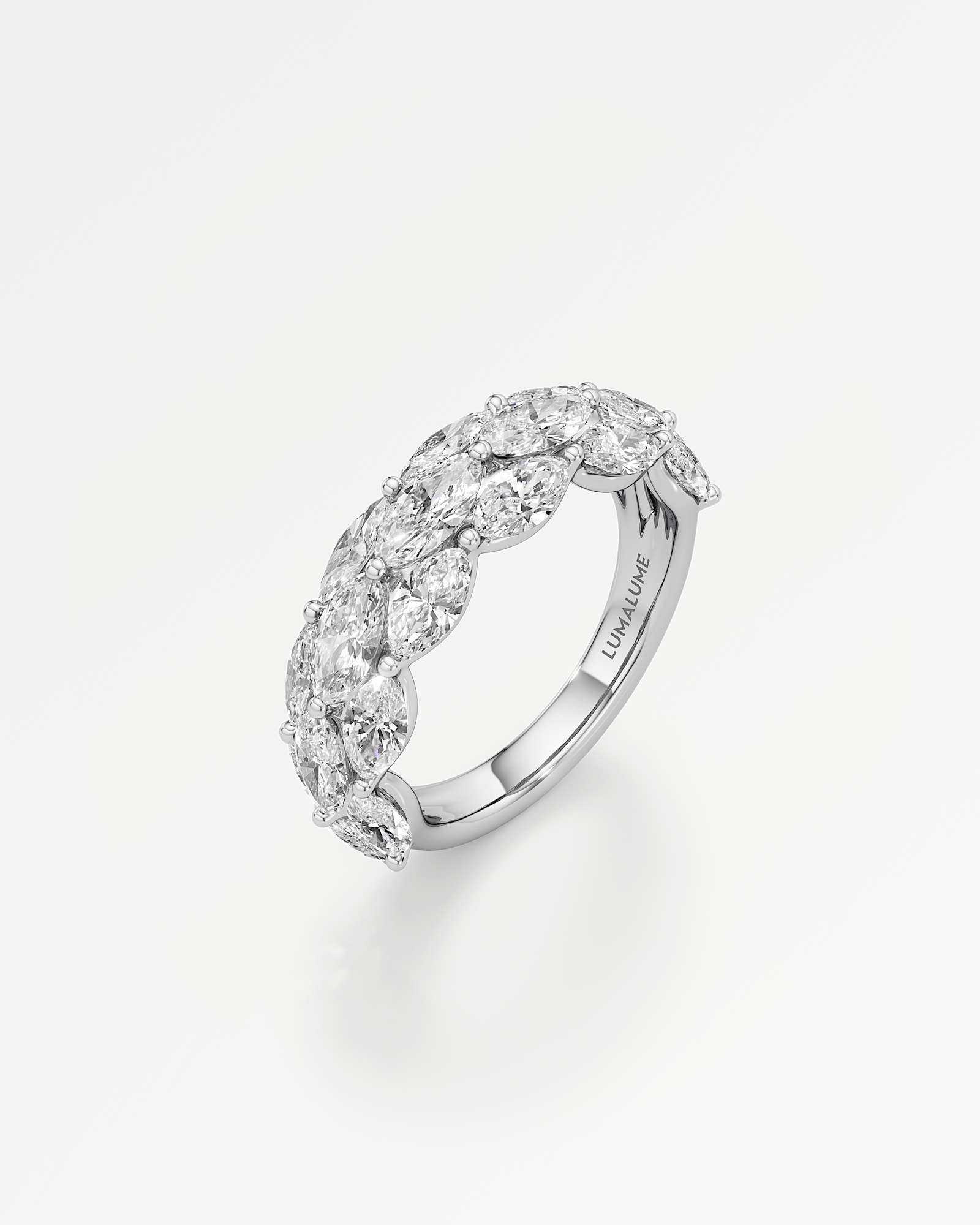 Gaelle Diamond Wedding Band