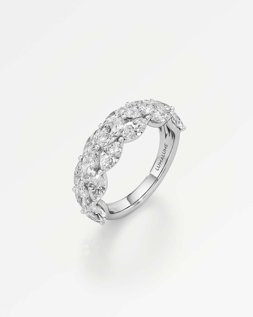 Gaelle Diamond Wedding Band