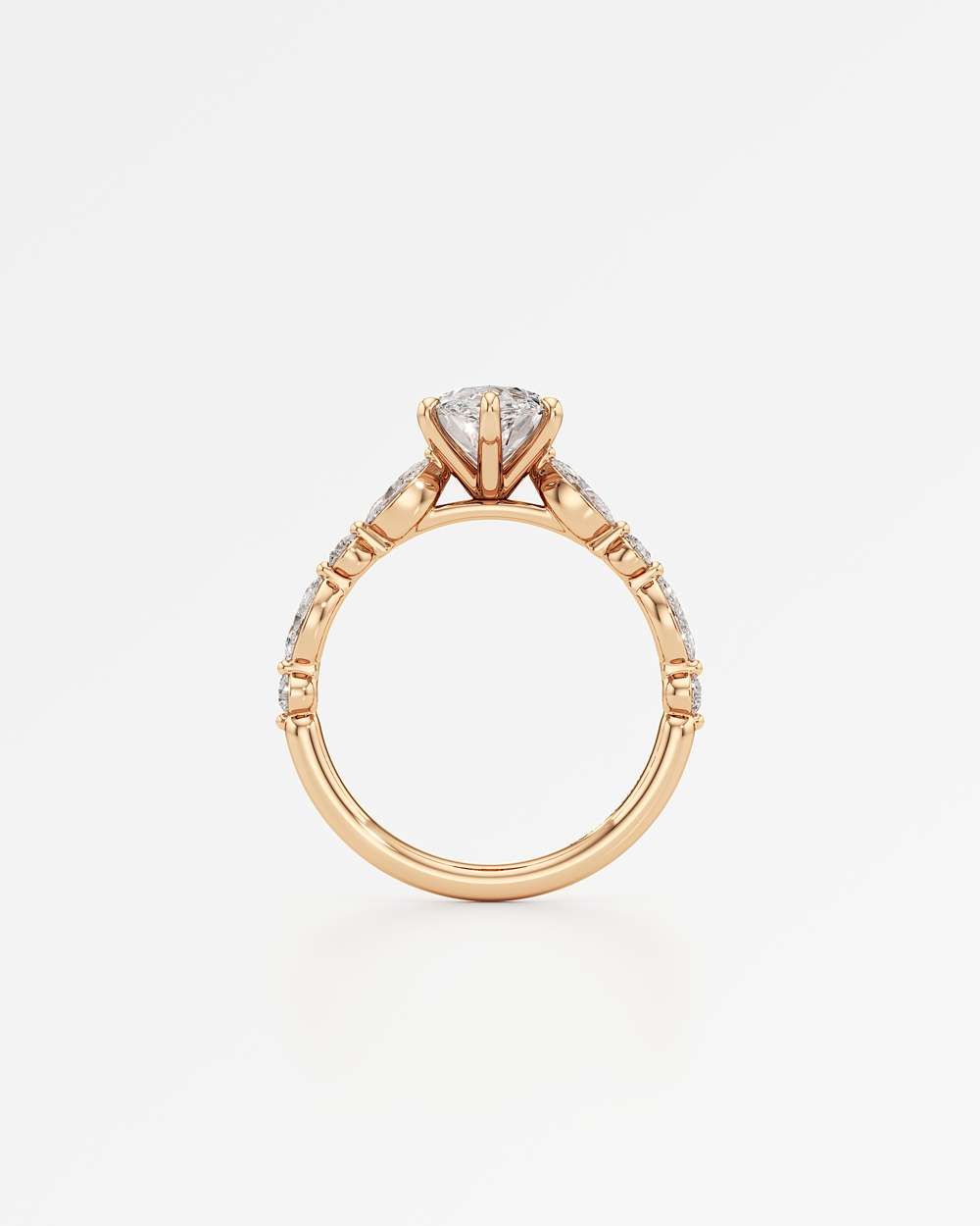 Zolaine Solitaire Diamond Engagement Ring